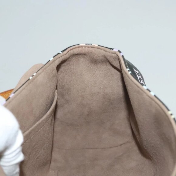 LOUIS VUITTON Monogram Multicolor Beverly MM Bag Black M40204 LV Auth 133184 - Picture 12 of 16